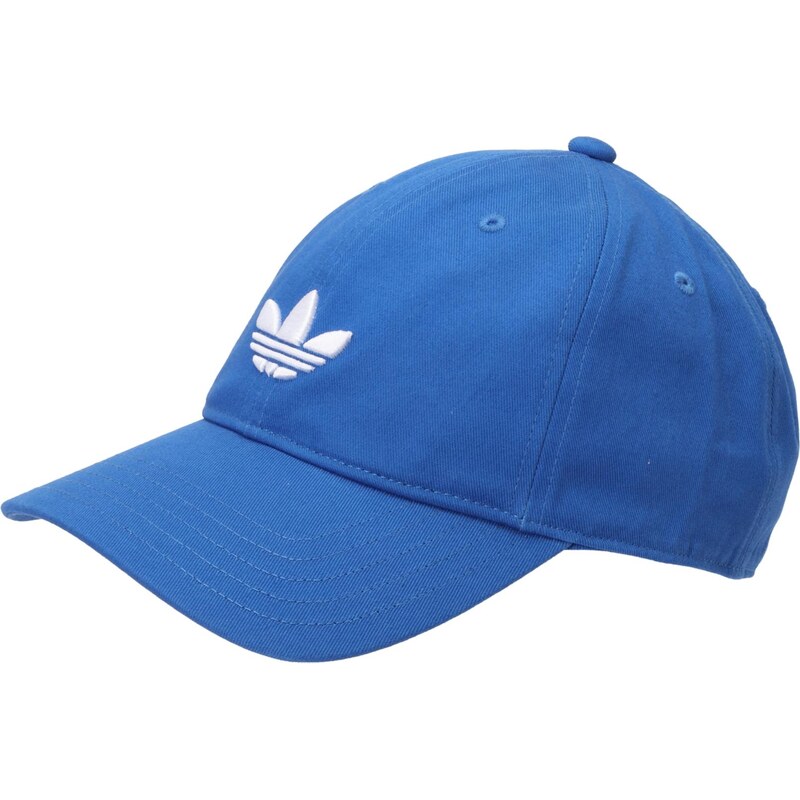 ADIDAS ORIGINALS Kšiltovka Adicolor Classic Trefoil modrá / bílá