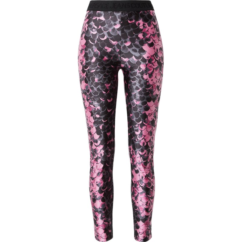Versace Jeans Couture Legíny tmavě šedá / pink / světle růžová / černá 112916730