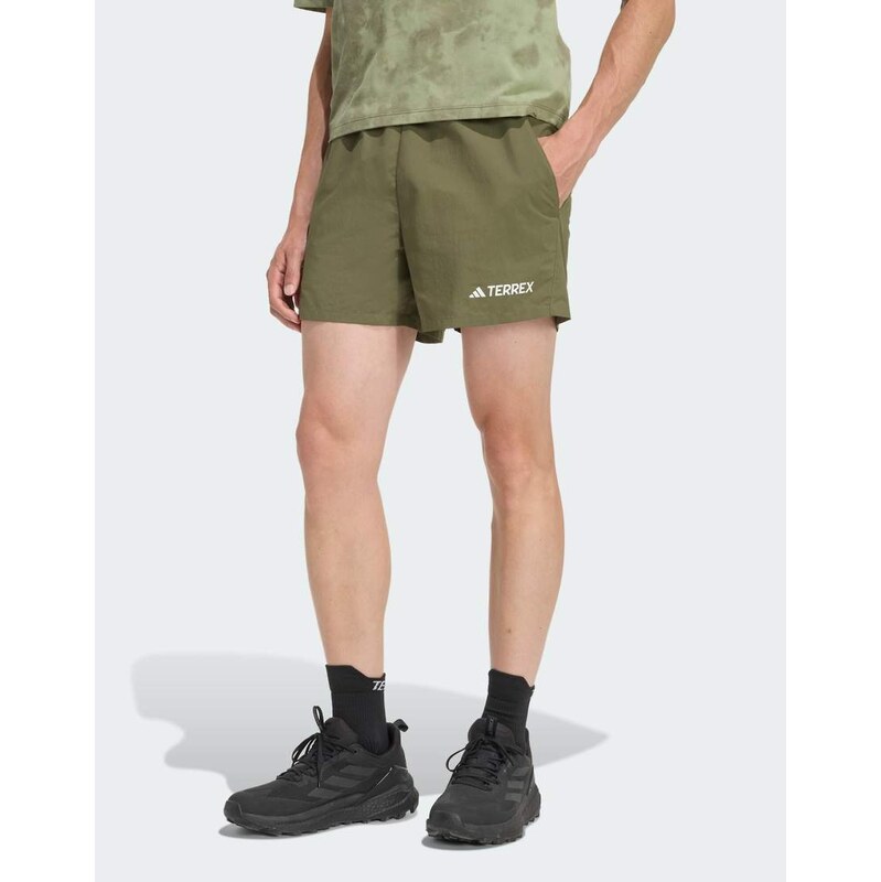 adidas performance Terrex multi shorts in olive strata-Green