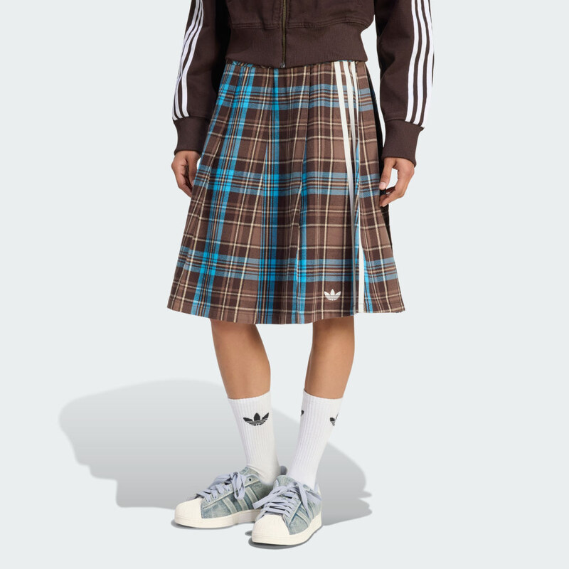 Adidas PLISOVANÁ KOSTKOVANÁ SUKNĚ