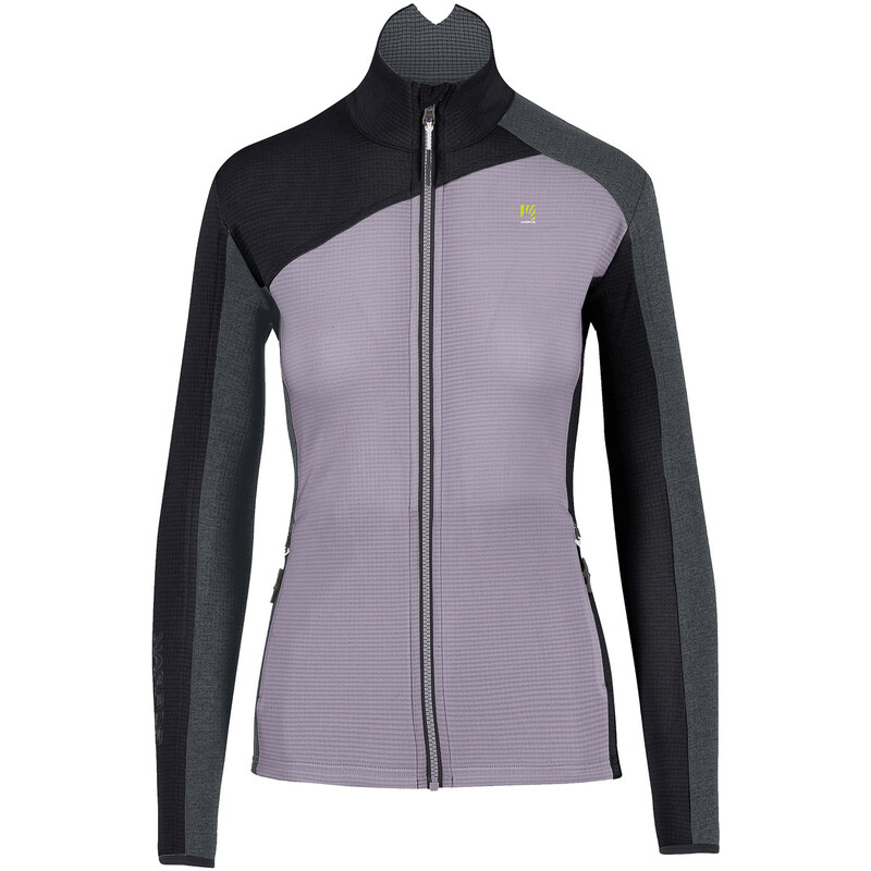Karpos Federa Full-Zip Dámská Flíska Lavender/Black/Woodl.Gray