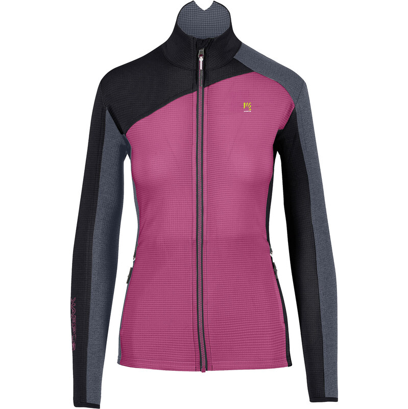 Karpos Federa Full-Zip Dámská Flíská Purple/Black/Ombre Blue