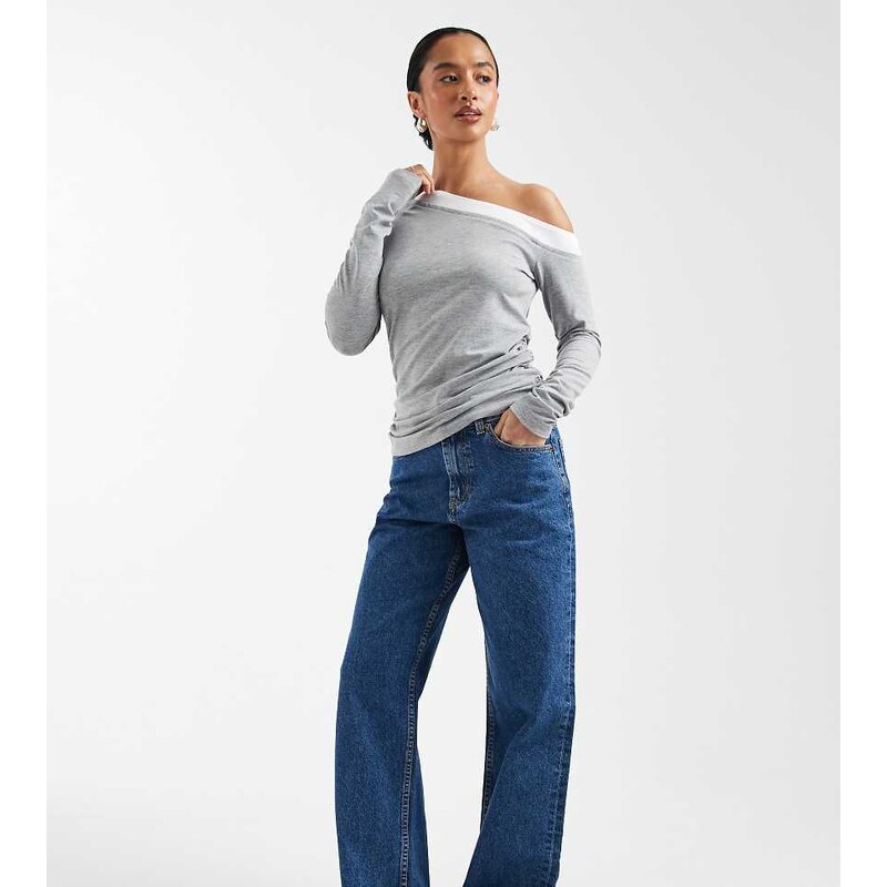 ASOS Petite ASOS DESIGN Circular Design Collection Petite wide