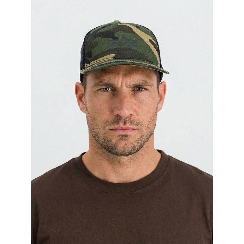 Alpha Industries Kšiltovka Basic Trucker Cap Camo wdl camo 65 112940004