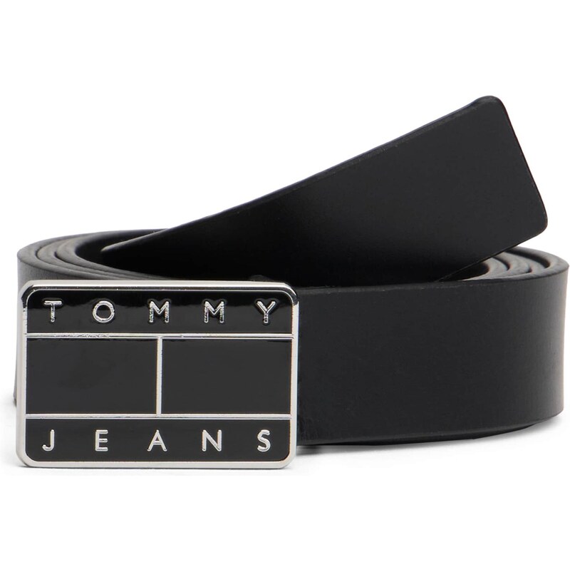 Tommy Jeans Opasek HERITAGE černá