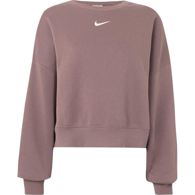 Nike Sportswear Mikina Phoenix Fleece růžová / bílá