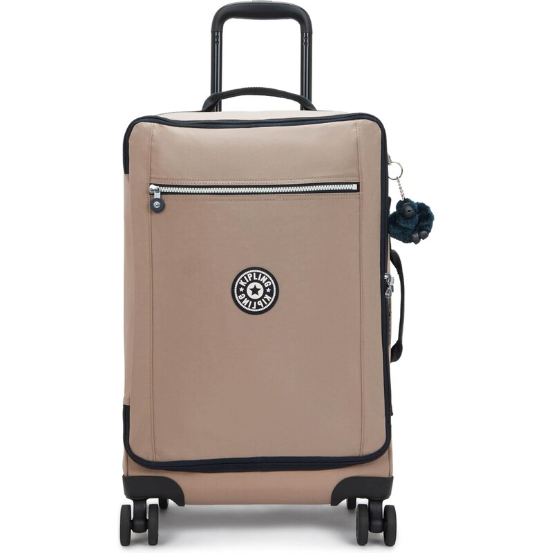 KIPLING Kufr na kolečkách tmavě béžová / černá 112943144