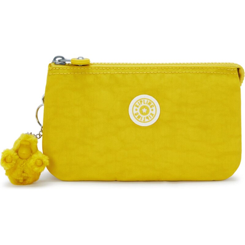KIPLING Peněženka Creativity L hořčicová / bílá 112943158