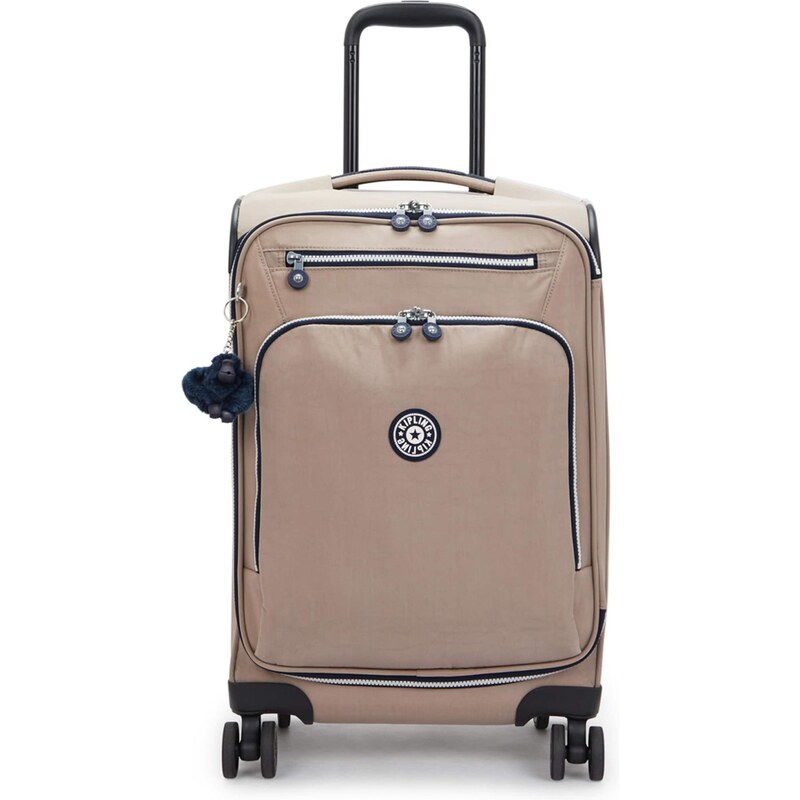 KIPLING Kufr na kolečkách New Youri Spin S tmavě béžová 112943169