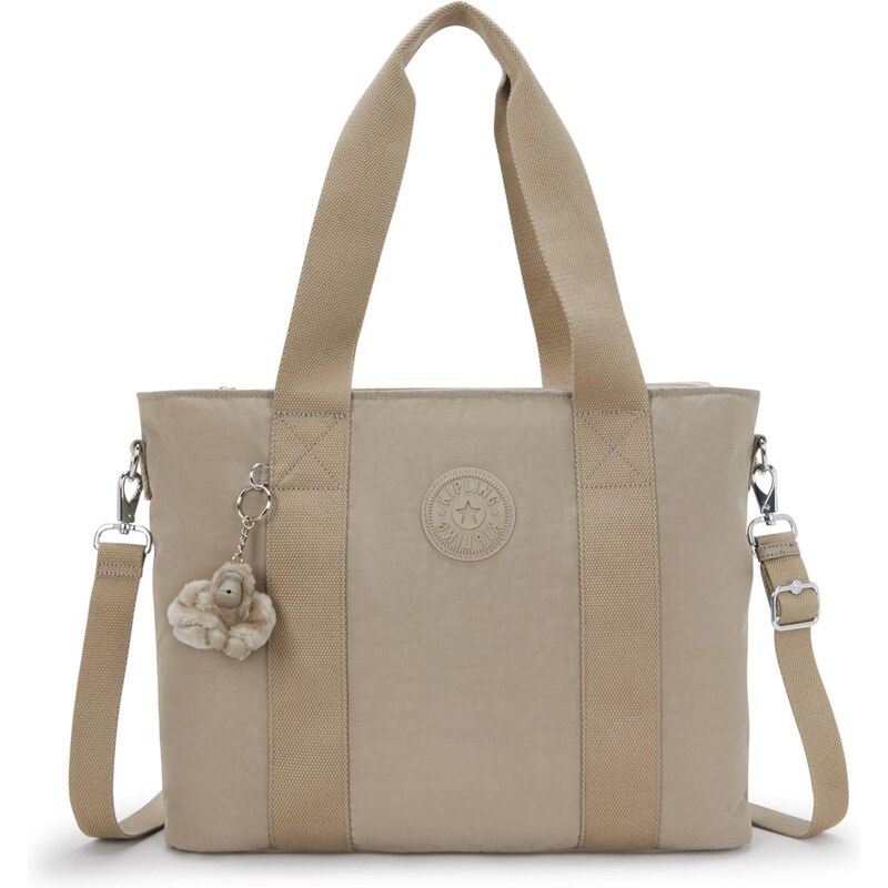 KIPLING Kabelka Minta L Up šedobéžová