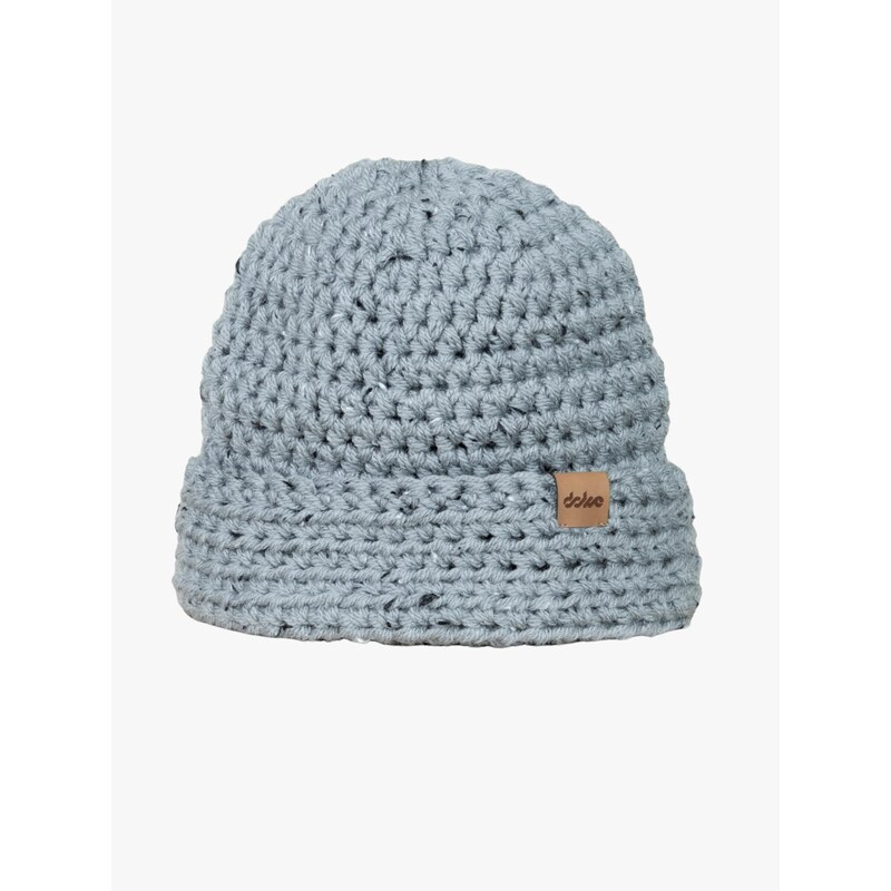 DOKE Háčkovaná čepice Fred grey tweed 112945780