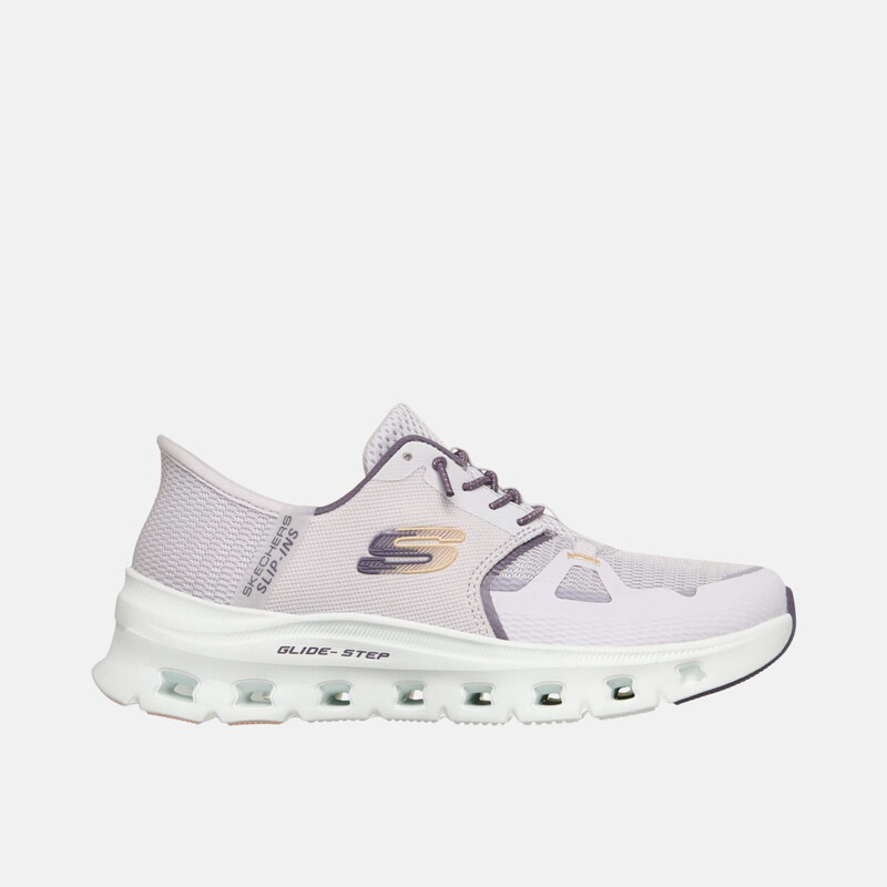 Dámské bílo-fialové tenisky Skechers Slip-ins: Glide-Step Pro