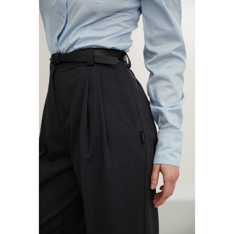 youngprimitive - Kalhoty a šortky Bela crop - anthracite 112947092