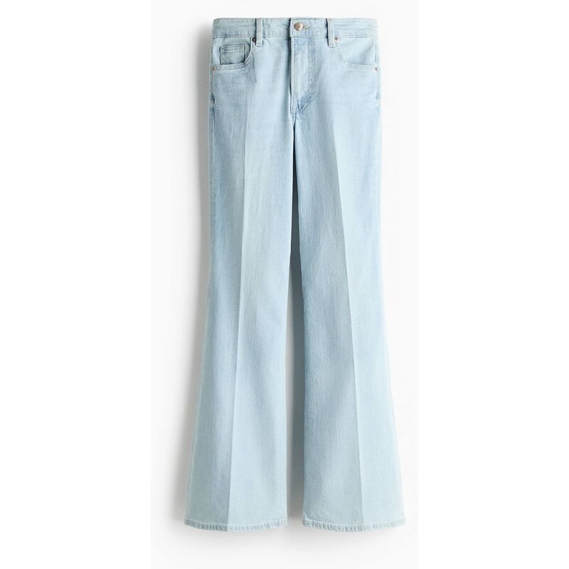 H&M - Flared High Jeans - modrá 112955427