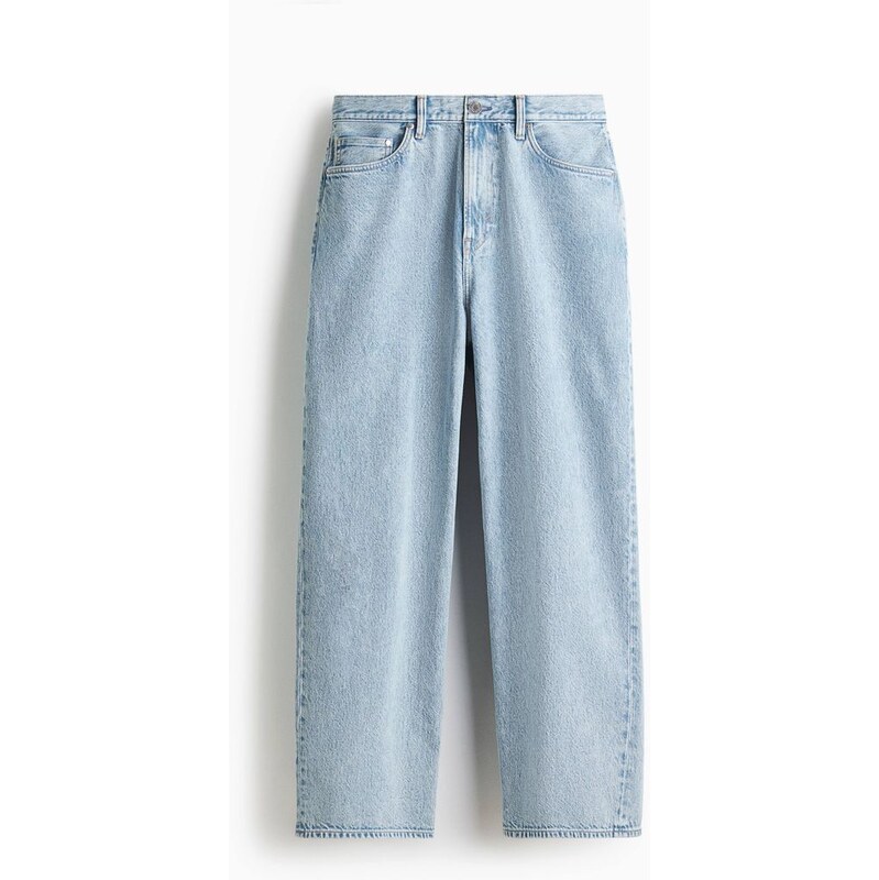 H&M - Baggy Jeans - Světlý Denim Blue