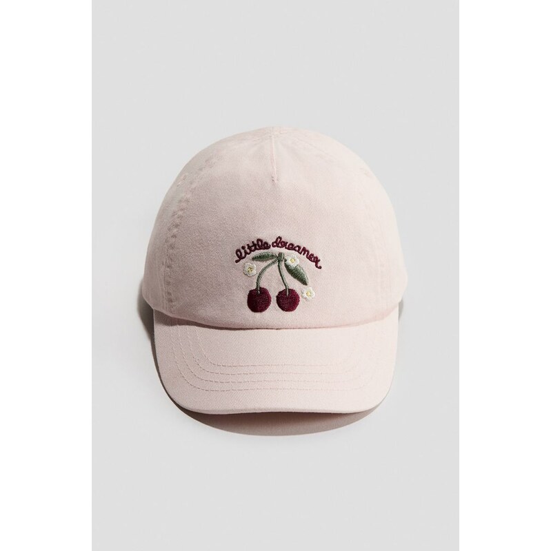 H&M - Bavlněná kšiltovka - Světle Růžová/Little Dreamer