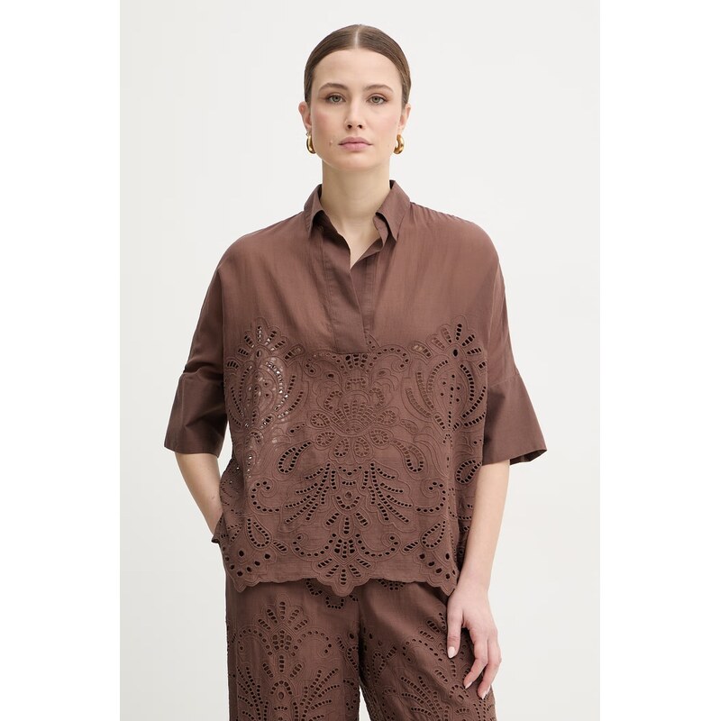Bavlněná halenka Ermanno Firenze 112956247