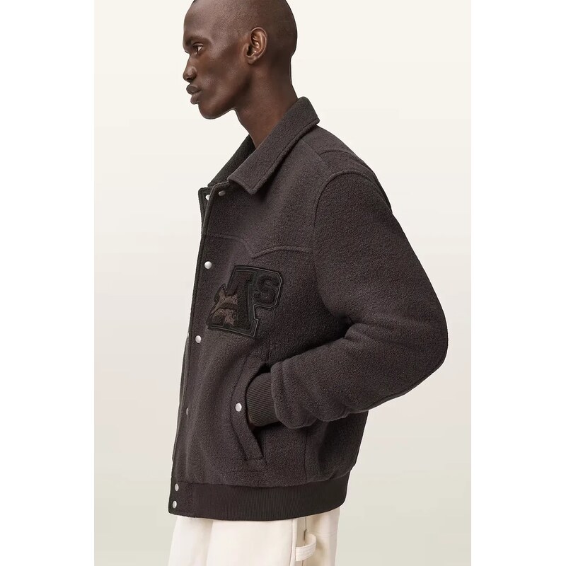 AllSaints bomber pánský vlněný ROYCE