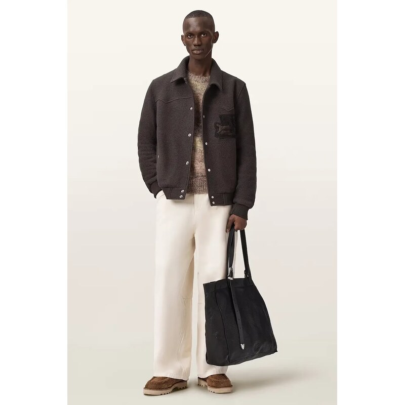 AllSaints bomber pánský vlněný ROYCE