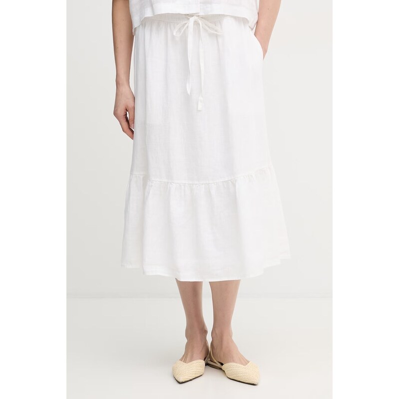 DKNY Lněná sukně Dkny