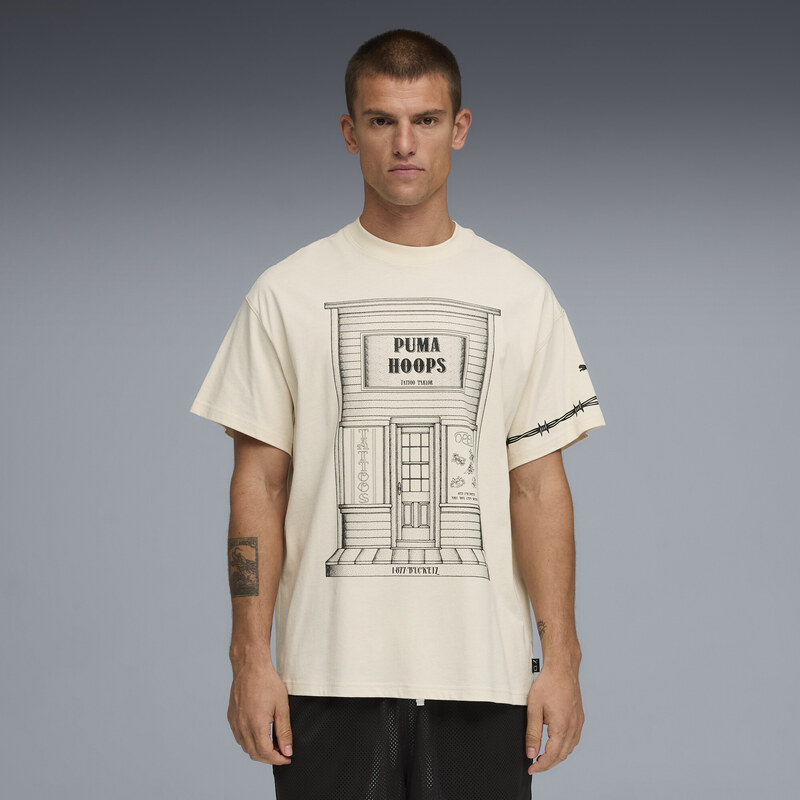 PUMA Swish N Ink II Oversized Basketball Tee Men
