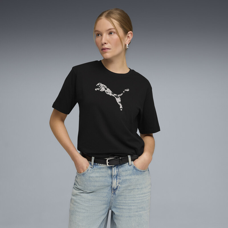 PUMA Essentials Graphics Animal Relaxed Tee Women