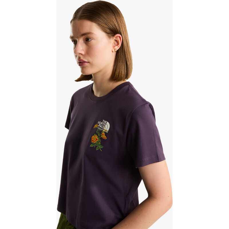 The North Face FLORA EMBRO REGULAR SHORT SLEEVE TEE-G XS
