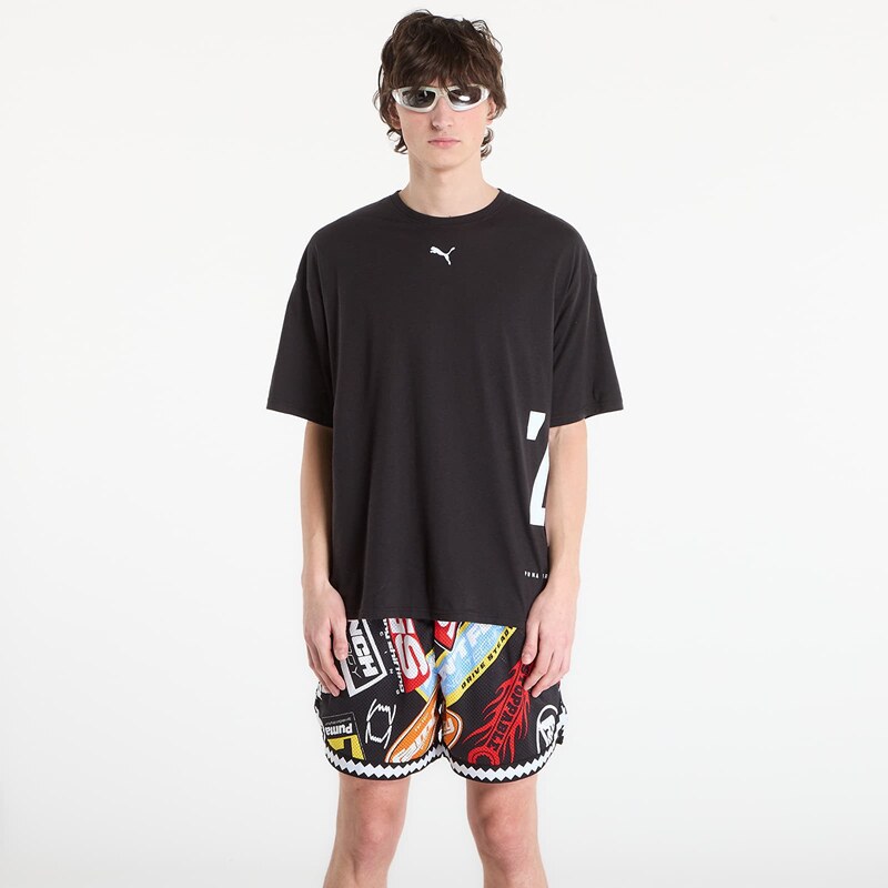 Tričko Puma M Graphic Oversized Tee Puma Black L