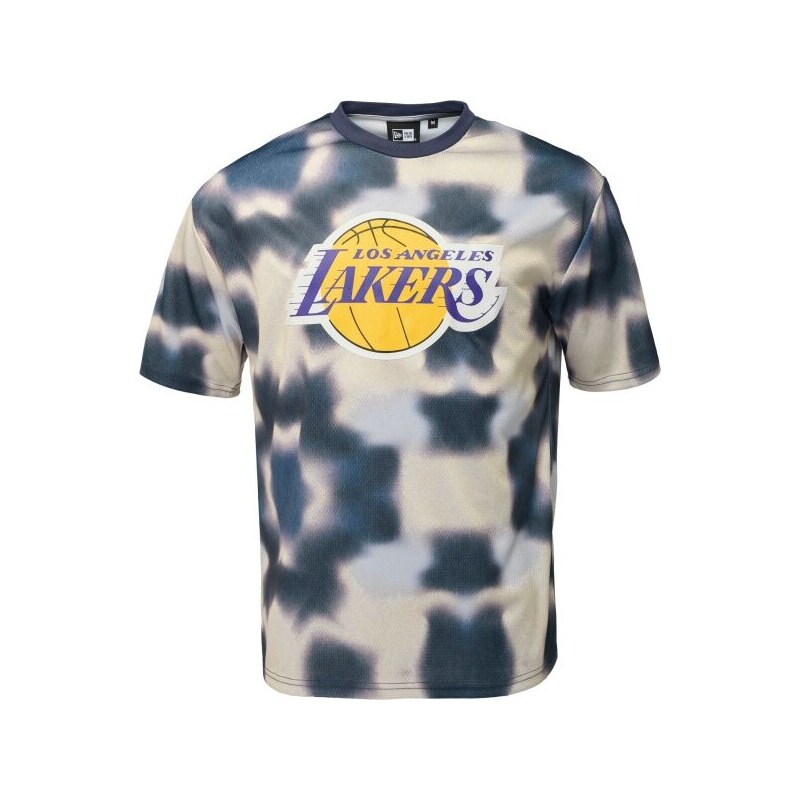New Era LA LAKERS NBA ALL OVER PRINT Pánské triko
