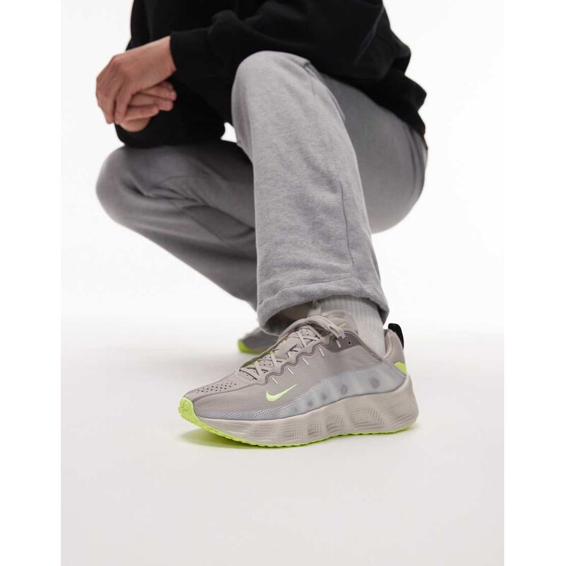 Nike Ava Rover trainers in grey and yellow-Brown