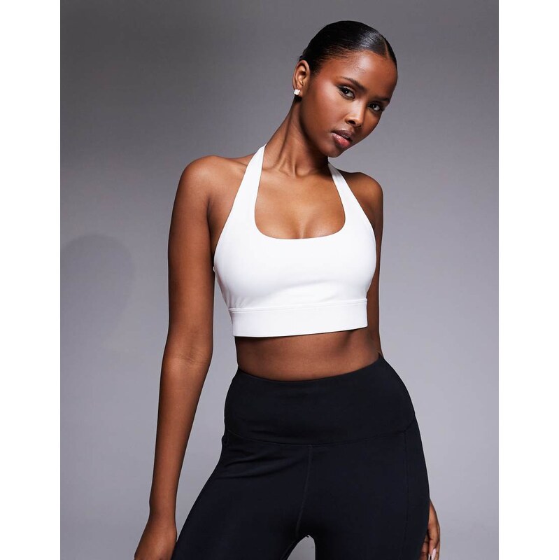 4505 active halter neck performance medium support sports bra with 115515739
