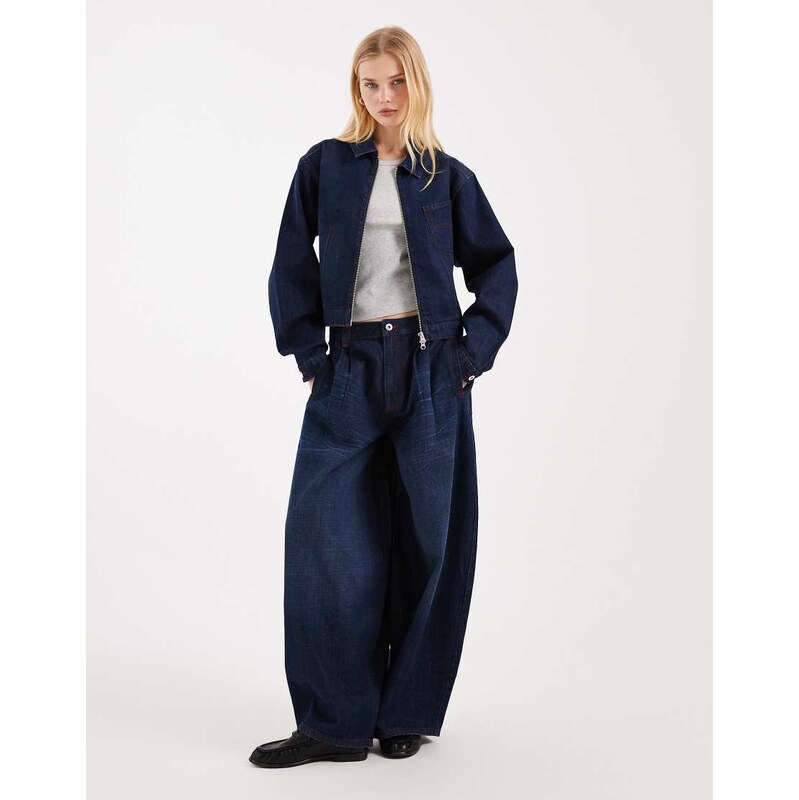 COLLUSION Circular Design Collection XL balloon jean with pleats