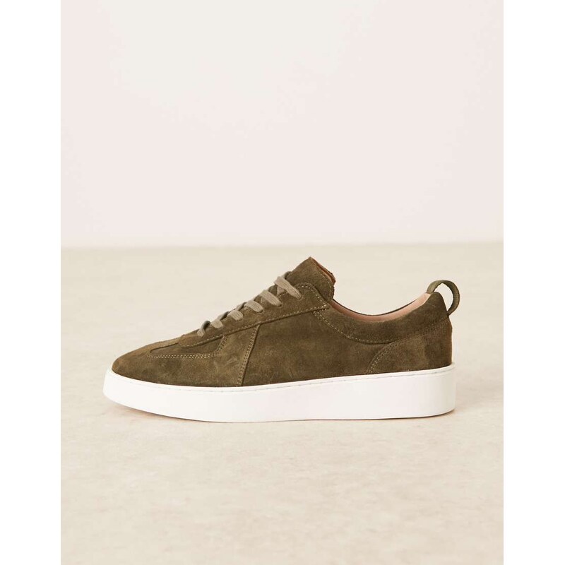 NOAK made in Portugal trainers in brown suede and leather with