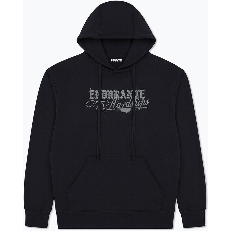 Pánská mikina MANTO Resolve Hoody black
