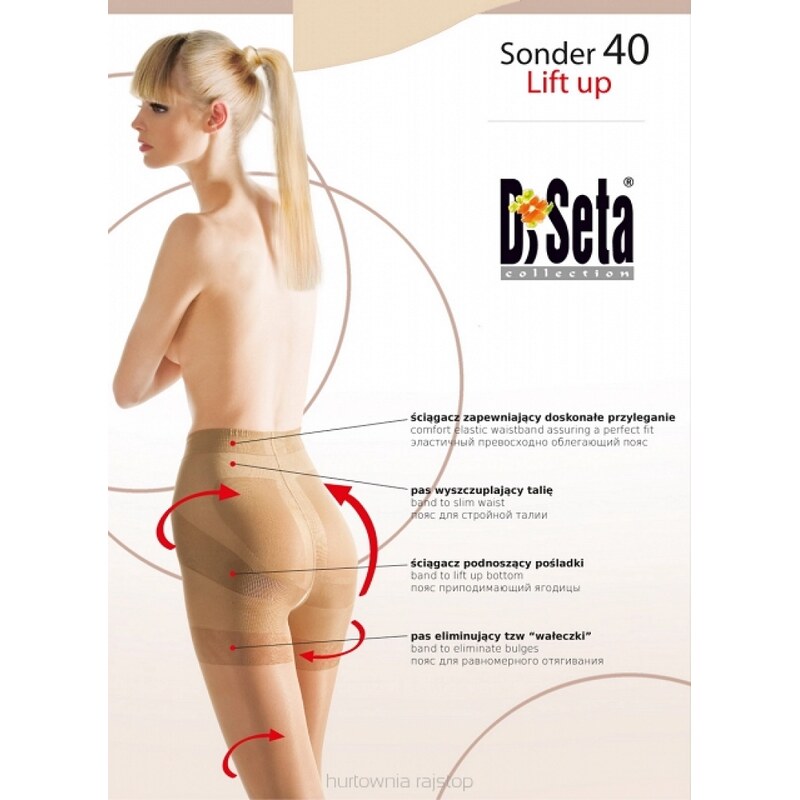DiSeta Sonder 40 DEN stahující a modelující punčochové kalhoty 31346760
