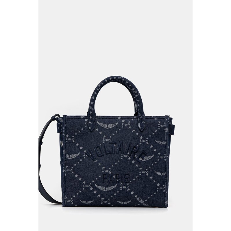 Kabelka ZADIG&VOLTAIRE ANGEL TOTE DENIM MONOGRAM 113006498