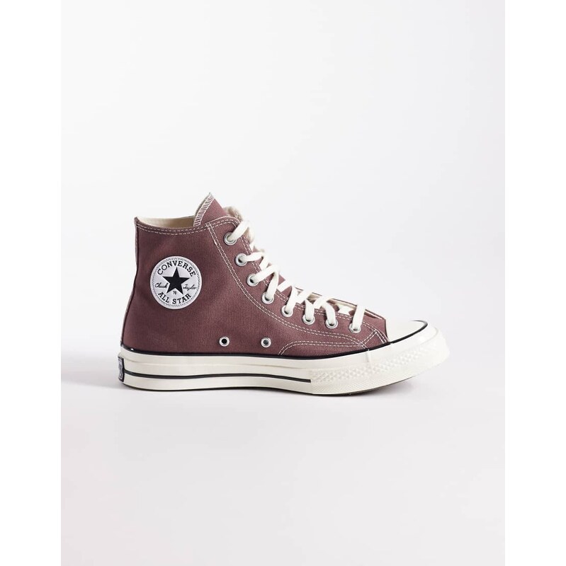 Converse Chuck 70 Hi trainers in dark purple-Black