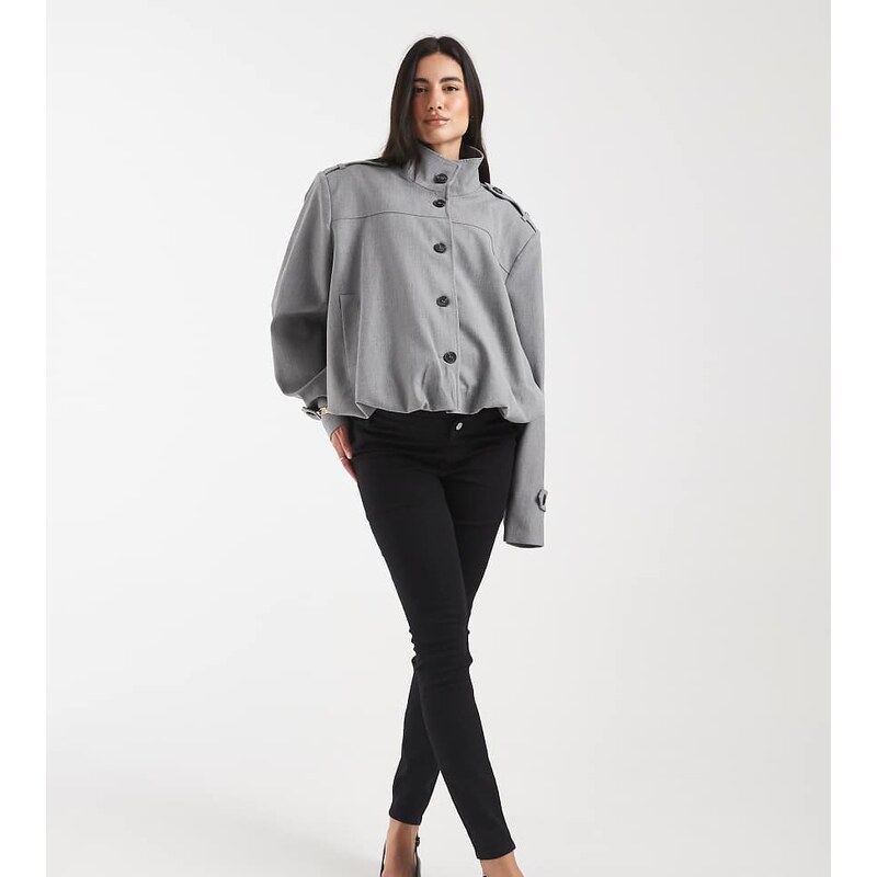 ASOS Maternity ASOS DESIGN Maternity skinny jeans in clean black