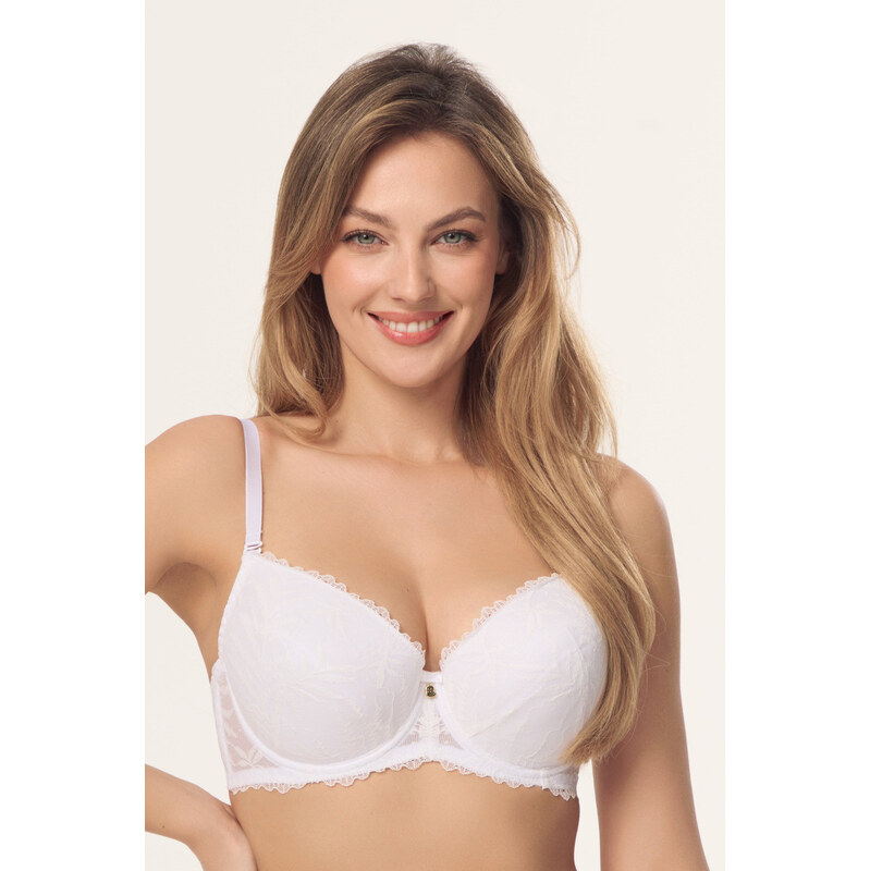 MEFEMI BY NIPPLEX Podprsenka Petra push white 112978573