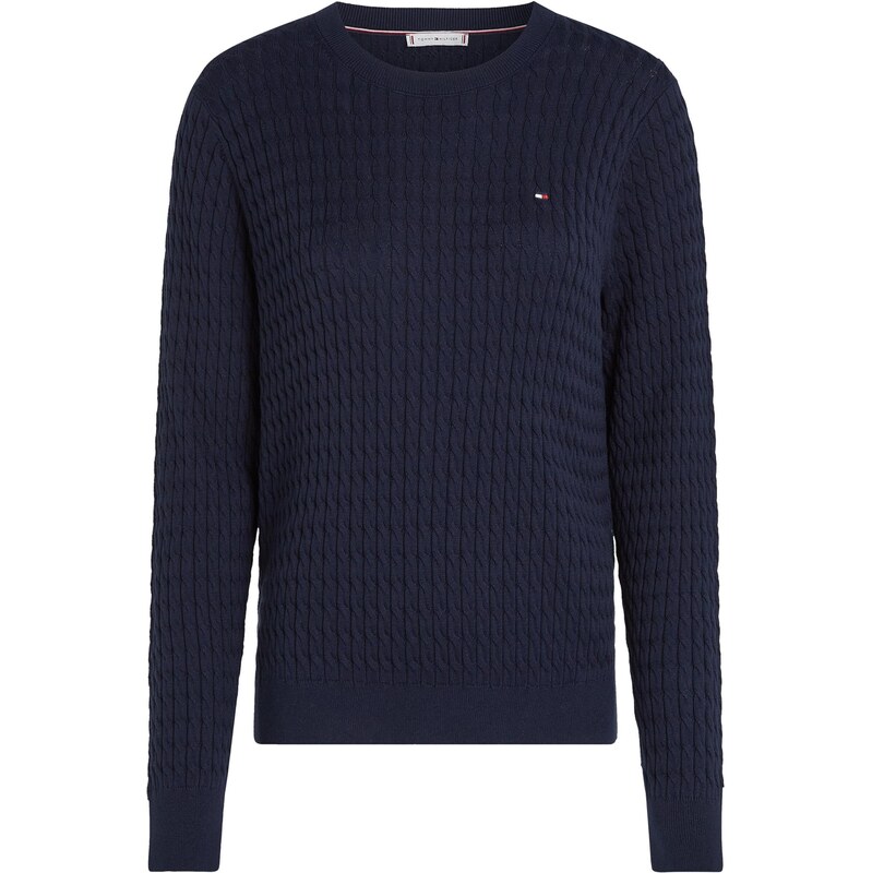 TOMMY HILFIGER Svetr Cable marine modrá