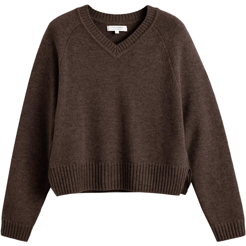 Chinti & Parker Svetr Pure Cashmere hnědá