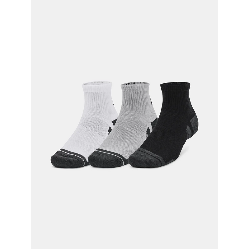 Under Armour Performance Tech 3pk Qtr Mod Gray / White / Jet