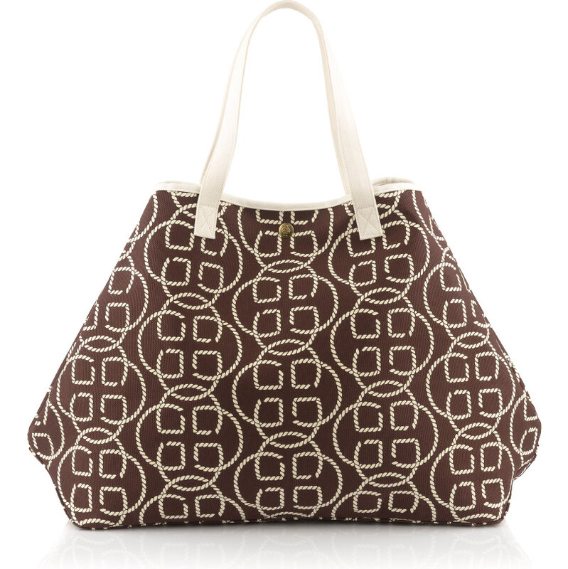 TAŠKA GANT AOP CANVAS BEACH BAG FRESH SOIL