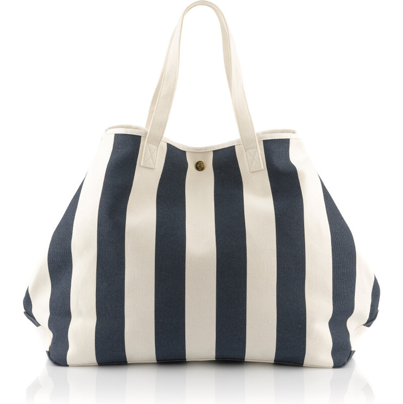 TAŠKA GANT AOP CANVAS BEACH BAG NAVY