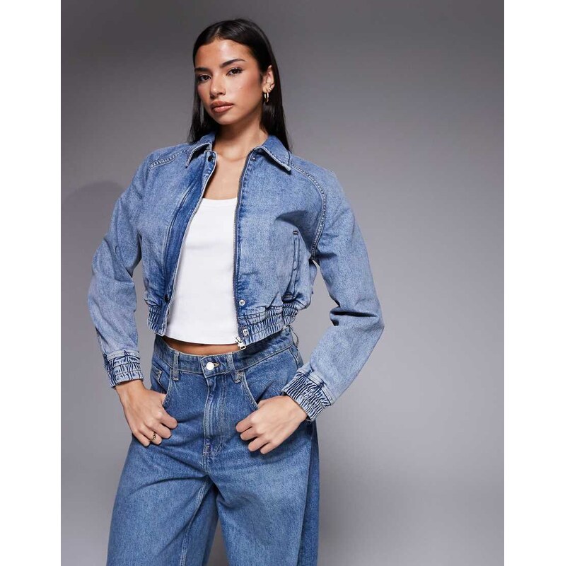 Hugo Blue Gibiusa denim jacket in blue