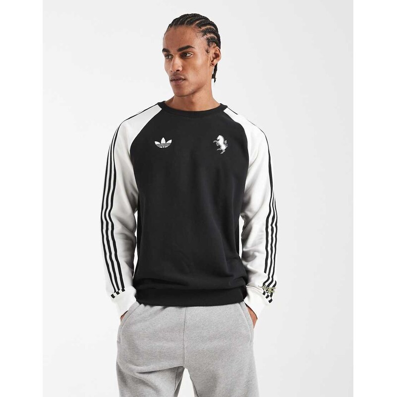 adidas performance Juventus fc originals crew sweatshirt in