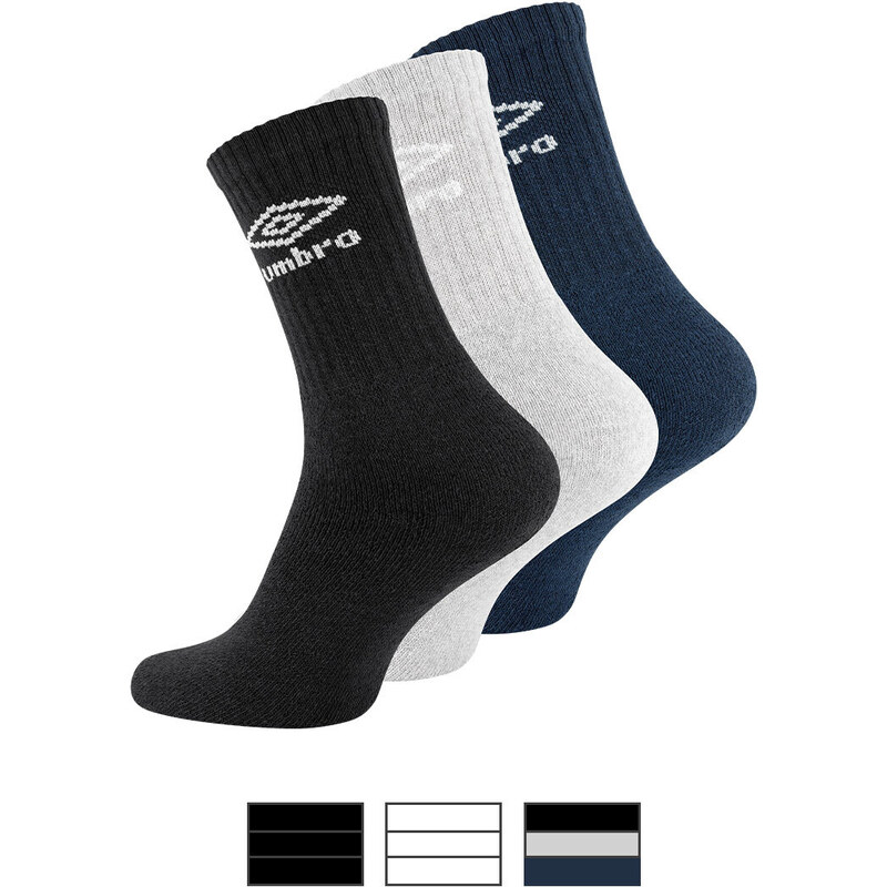 Ponožky pánské sportovní zn.UMBRO - 3 páry