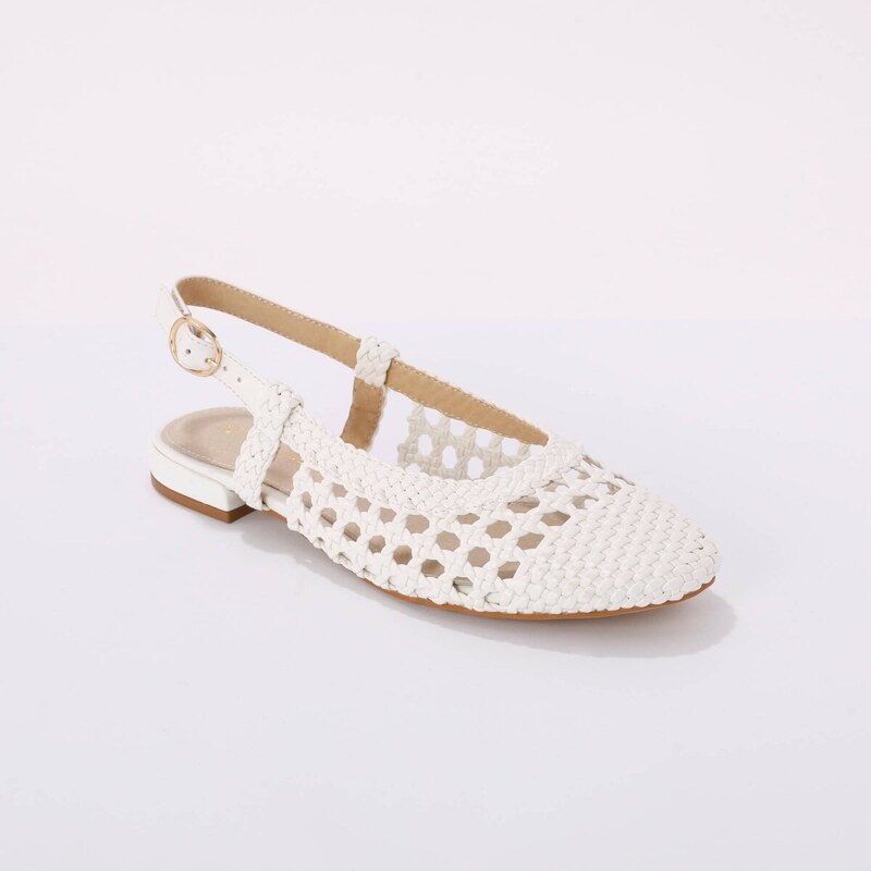 Blancheporte Slingback baleríny bílá