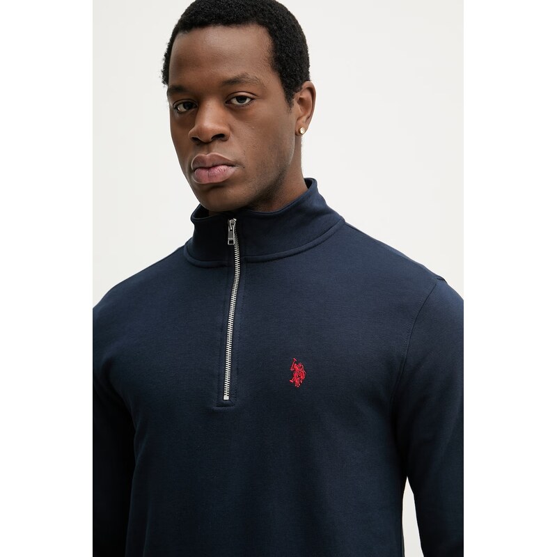 U.S. Polo Assn. mikina pánská s bavlnou DHM LB 1/4 ZIP
