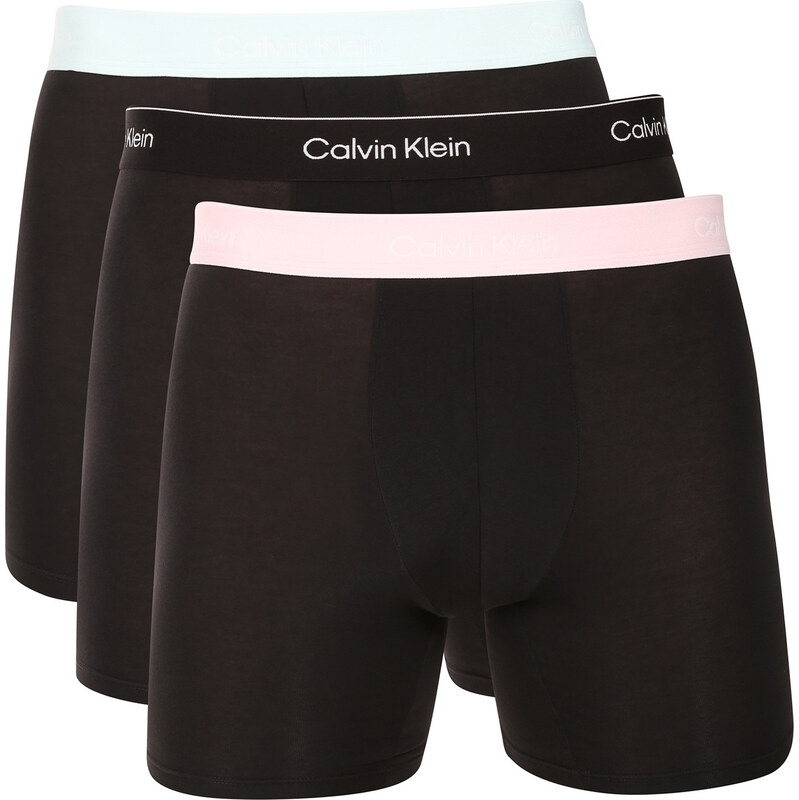 3PACK pánské boxerky Calvin Klein černé (NB4394-3ZG) 112994612